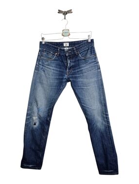 Railcar Fine Goods Distressed Selvedge Selvage Jeans Men's 31